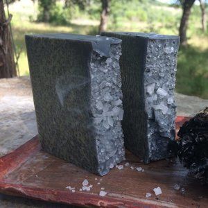 Charcoal And Sea Salt Soap (Organic Handmade)